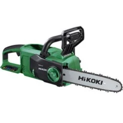 Hikoki CS3630DBW4Z Cordless 36V Multi Volt 300mm Brushless Chain Saw Body Only With Chain, Oil & Cover (Gardening)