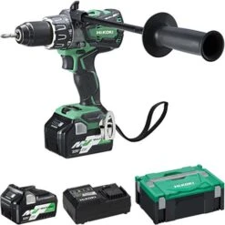 Hikoki DV36DAXJRZ 36V Multi-Volt 138Nm Heavy-duty Brushless Combi Drill (2x 2.5Ah Multi-Volt Batteries, Rapid Charger & HSC Case)