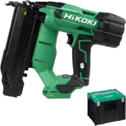 Hikoki NT1850DFJ6Z 18V Compact Brushless Second Fix 18 Gauge Brad Fine Finishing Nail Gun (Body Only With HSC Case)