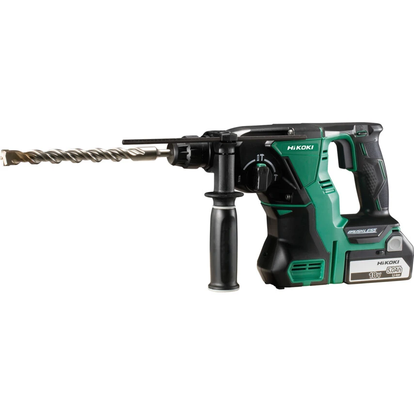 Hikoki DH18DBLJPZ Rotary Hammer Brushless 18V 2x5.0AH Lithium-Ion