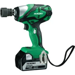 Hikoki WR18DSDLJJZ Cordless Impact Wrench, 1/2in. Drive, 18V, 305Nm Max. Torque, 2 X 5.0Ah Batteries