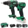 Hikoki KC18DBFL2/JDZ DV18DB Drill & WH18DB Impact Driver Brushless Kit 2 X 5.0Ah MultiVolt Batteries