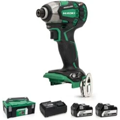 HiKOKI / Hitachi WH18DBDL2/JA 18V Cordless Impact Driver Brushless - 2 X 5.0Ah Batteries - WH18DBDL2/JA
